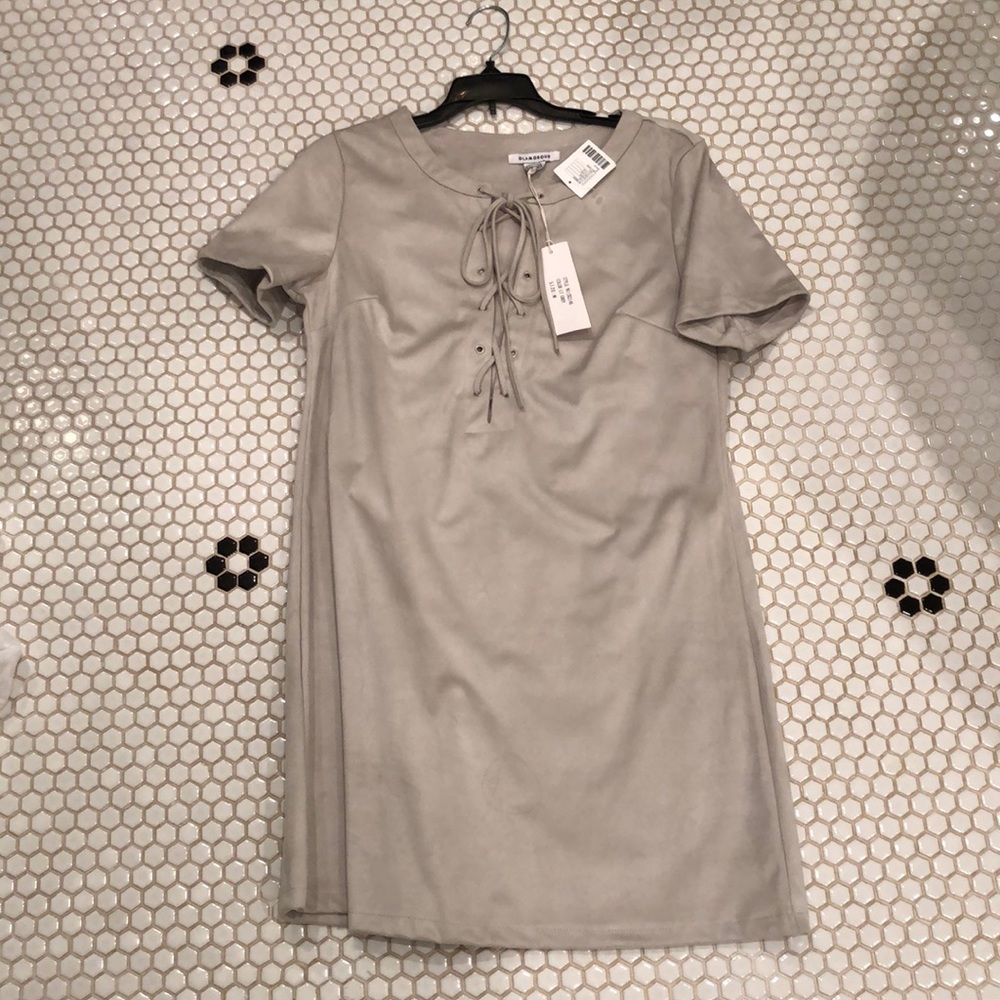 Urban Outfitters Glamorous brand suede dress!